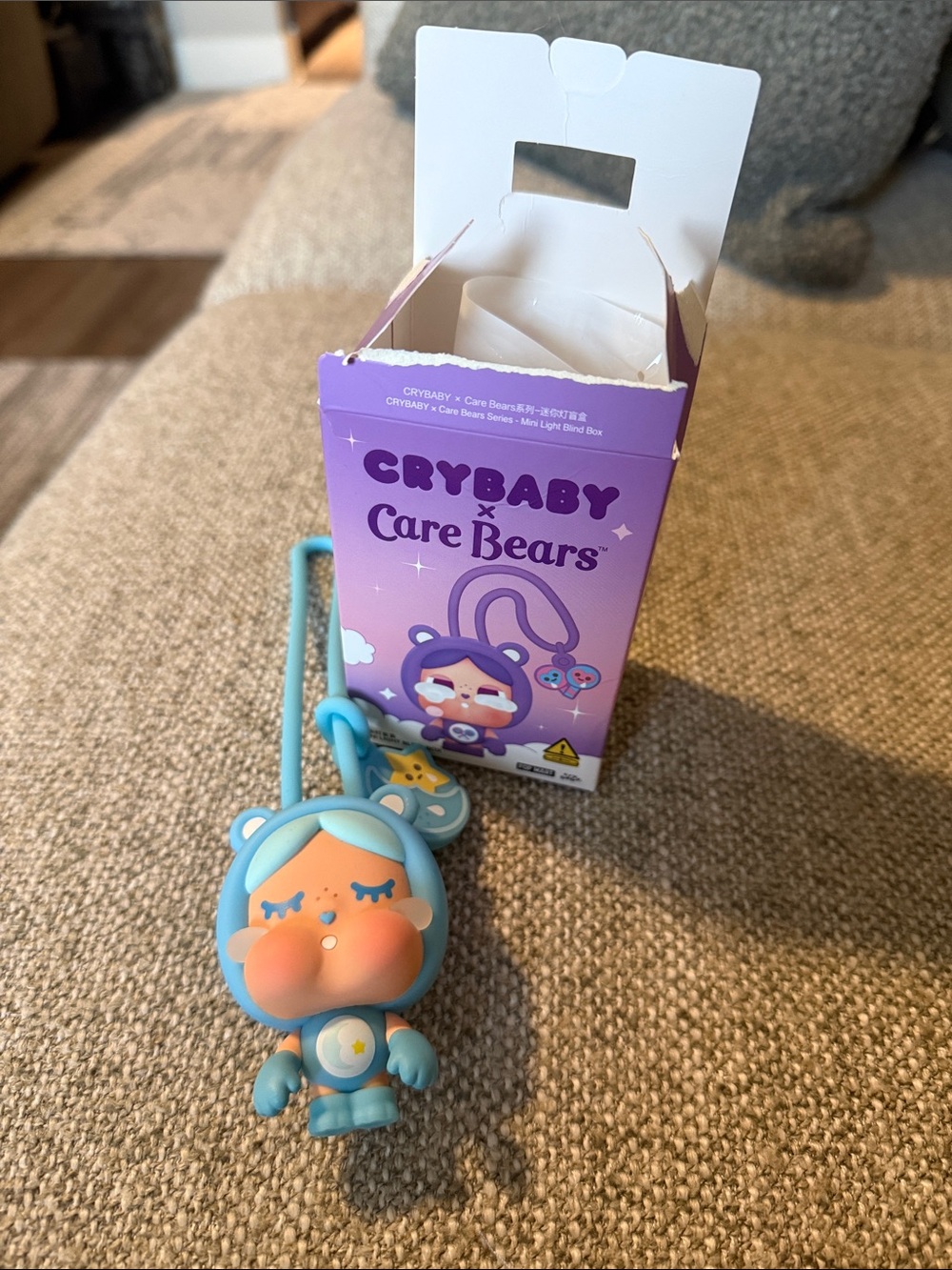 CRYBABY x Care Bears Blue Bedtime Bear mini light